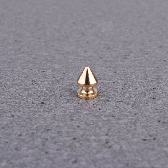 Raindrops 20Pcs Bullet Shaped Rivets DIY Decorative Metal Rivets for Clothing Accessories in Golden
