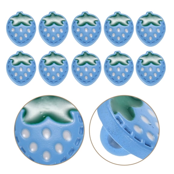 Raindrops 20-Pack Plastic Decorative Buttons for Kids Clothing, Perfect Fasteners for Spring and Fall Apparel