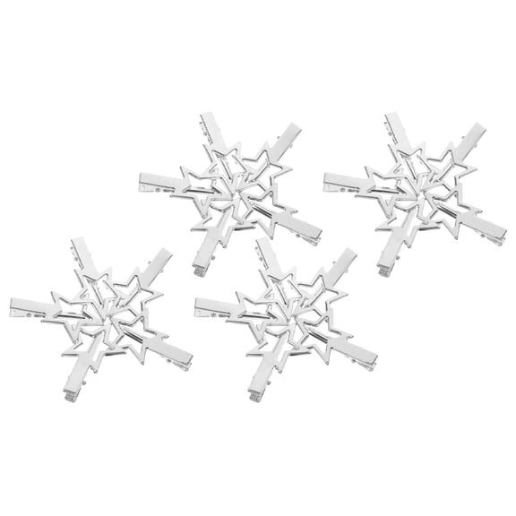 Raindrops Zinc Alloy Star Hair Barrettes Trendy and Fashionable for Fine Hair 20Pcs