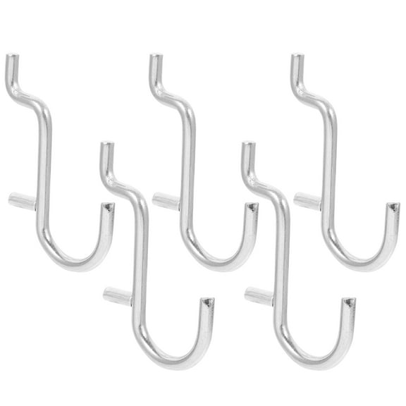 Raindrops 20Pcs Sturdy Metal Pegboard Hooks for Hanging Tools and Keys in Home Workshop