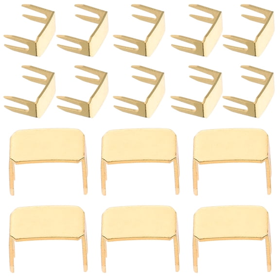 Raindrops 20Pcs Zipper Fixer Zipper Stoppers Copper for Preventing Slippage and Repairing Garments