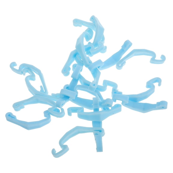 Raindrops 20pcs Baby Fence Lock Clips Plastic Cage Clips Cage Net Clamp Rabbit Cage Buckle Fence Buckle Connector for Baby Fence Accessories