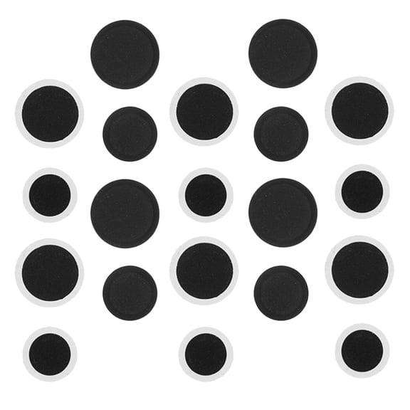 CHICHUMID 20Pcs Round Kazoo Flute Diaphragm Membranes Practical Thin Film for Musical Instrument Accessories
