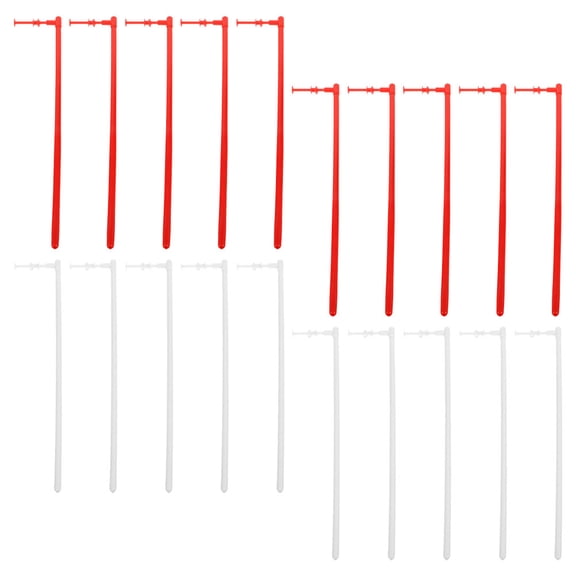 Raindrops 20pcs Handheld Pinwheel Diy Pinwheels Craft With Windmill Base Poles And Windmill Structural Rods For Garden Windmill And Wind Spinner White And Red