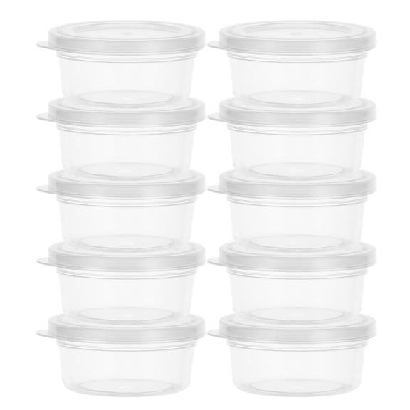 Raindrops 20pcs Portable Mini Storage Box Organizer Clear Containers Clay Container Storage Bucket Mini Transparent Box For Clay Beads Small Items