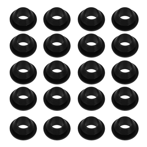 Raindrops 20pcs Replacing Grommets For Wiring Silicone Grommet Assortment Silicone Ring Gasket Silicone Hole Grommet Ring Cord Wire Organization Electrical Wire Gasket Assortment