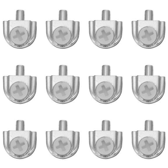 Raindrops 20-Pack Zinc Alloy Glass Clips for Shower Room, Glass Partition Clamps, Shower Door Hardware