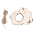 thumbnail image 1 of Raindrops 20pcs Wooden Bunny Napkin Rings for DIY Decoration, 1 of 6