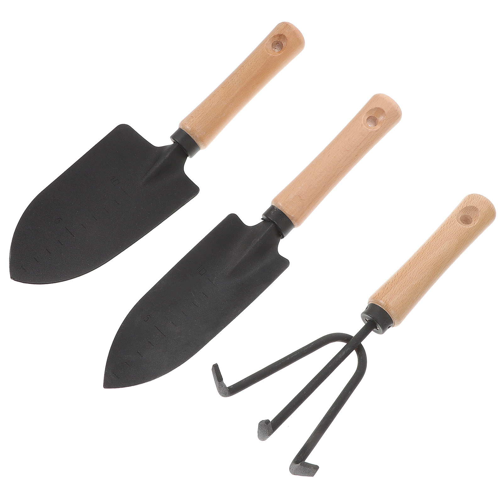 Raindrops Garden Hand Rake Gardening Tool Set Assorted Color Carbon ...