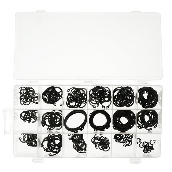 Raindrops 225pcs Steel External Circlip Retaining Clip Ring Assortment