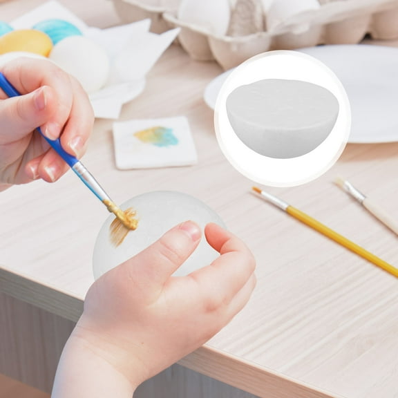 Raindrops 22Pcs Foam Hemisphere for Diy Crafts and Holiday Events Unpainted