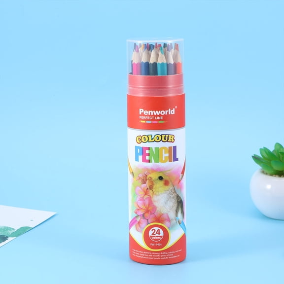 Raindrops Count Multi Colored Pencils for Painting with EcoFriendly Tube, Timber Material, Great for Adults and Kids