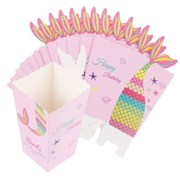 Raindrops Pcs Candy Storage Holder Popcorn Case Cookie Containers Boxes Bags Baby Child Pink