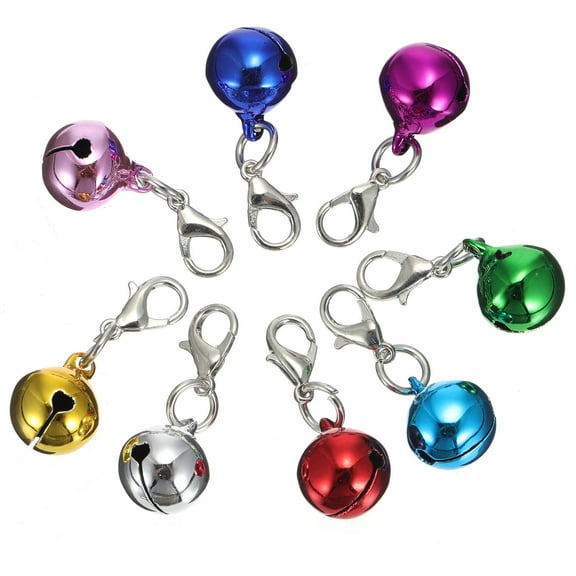 Raindrops  24 Pcs Keychain Decorations for Men Bell Shaped Pendants