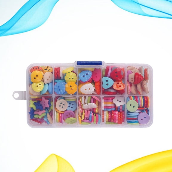 Raindrops  240 Pcs/1 Sew Buttons Boxed Scrapbooking Accessories Sewing