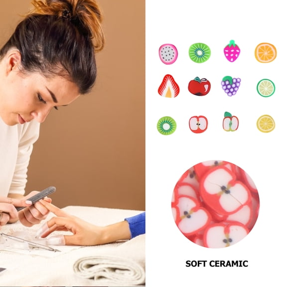 Raindrops 2400 Pcs Nail Slices with Lovely Patterns for DIY Easy to Use and Long Lasting Assorted