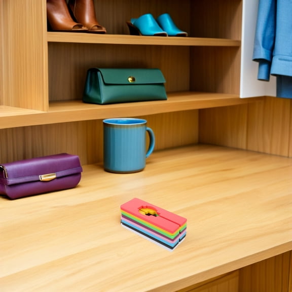 Raindrops 24Pcs Plastic Shelf Dividers for Closet Space Optimization and Easy Installation