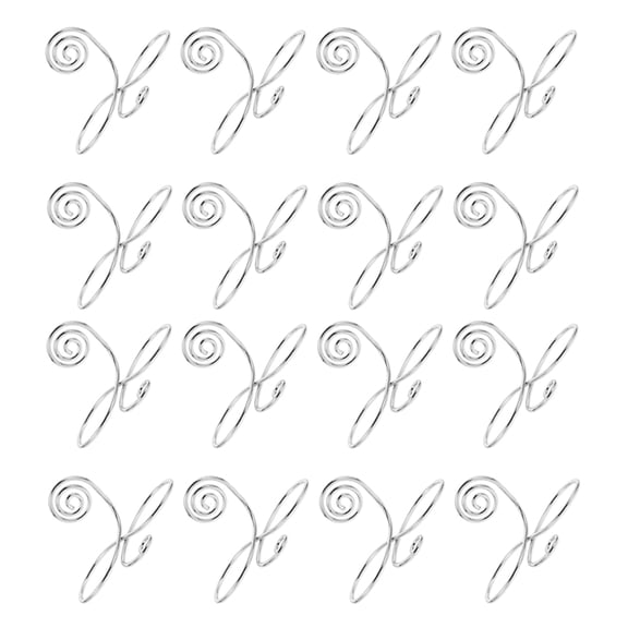Raindrops 24Pcs Silver Wedding Sign Stand Table Number Holder Elegant Metal Wire Frame