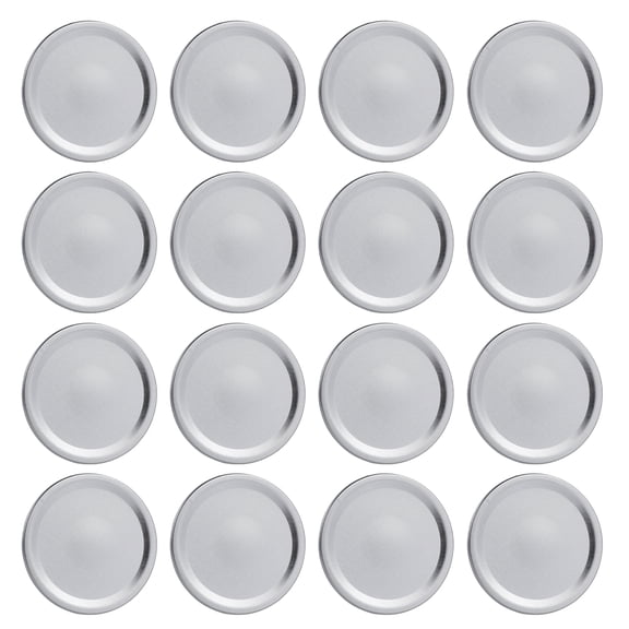 24pcs Round Jar Metal Lids Sealing Caps Tinplate Covers Storage