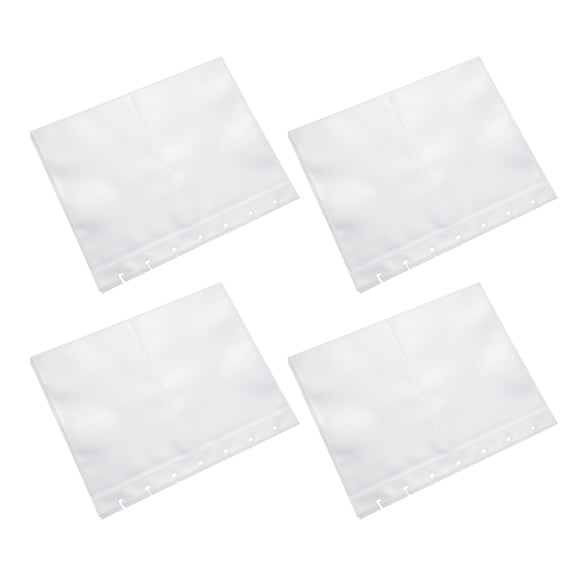 Raindrops Photo Album Refill Pages Plastic for Collectors 25Pcs 8.65x6.88x0.39in