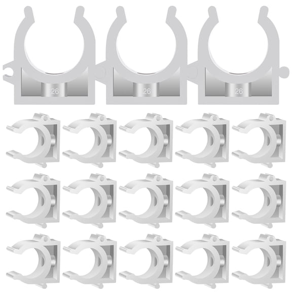 Raindrops 25 Pcs TUBING CLIPS Water Pipe Clamp Fixing Buckle