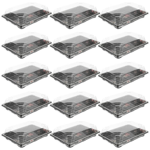 SHINYPASING Japanese Sushi Plates Reusable Sushi Packaging Box Assorted Color 25Pcs