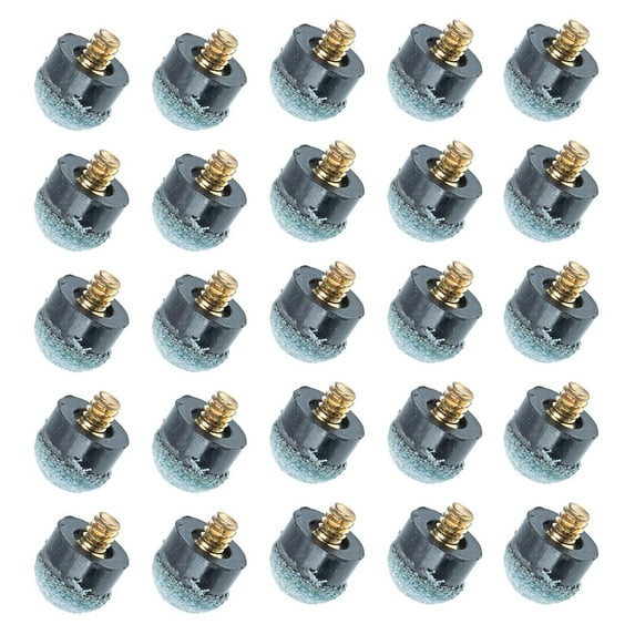 Raindrops Screw-on Blue Cue Tips 25Pcs Sturdy Performance