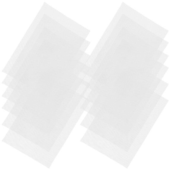 SHOWERORO 25Pcs Bonsai Mesh Screen White Fiberglass for Water Drainage Plant Care