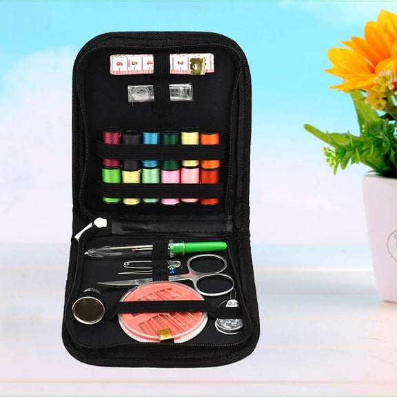 Raindrops 25Pcs Craft Sewing Kit with Organizing Zipper Bag for Sewing Supplies