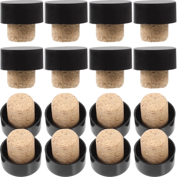 Raindrops 25pcs MultiColor Reusable Wine Bottle Corks for Decor Easy to Use Preserve Freshness