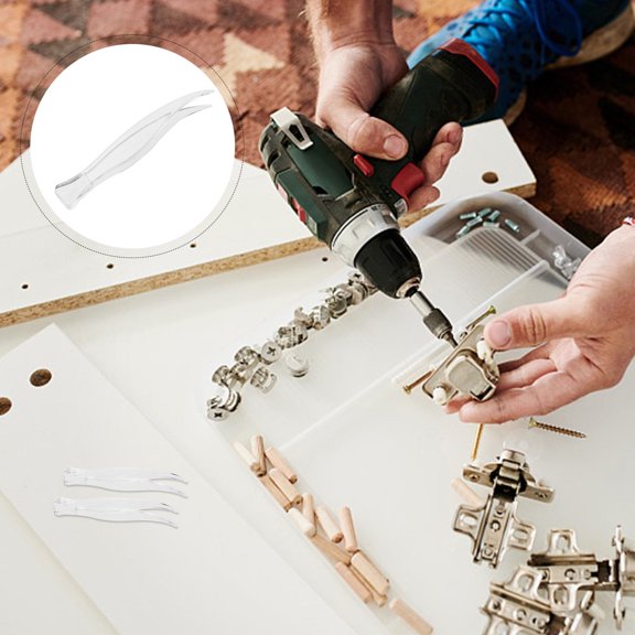 Raindrops 25pcs Plastic Makeup Clips Pallet Balances Tweezers Practical Weight Tweezers