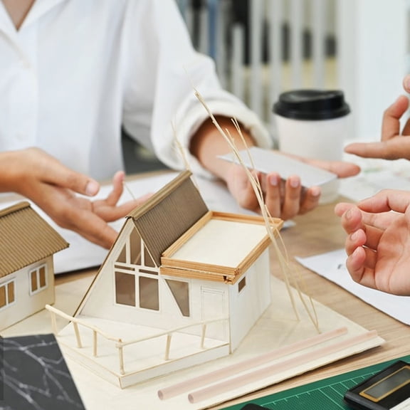 Raindrops Natural Wooden Dowels Beige Birch Wood Easy Assembly for Diverse Projects 25Pcs