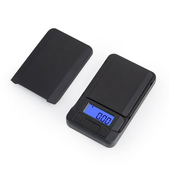 27Pcs Mini Jewellery Scales for Travel Black Plastic Small Rectangular Weighing