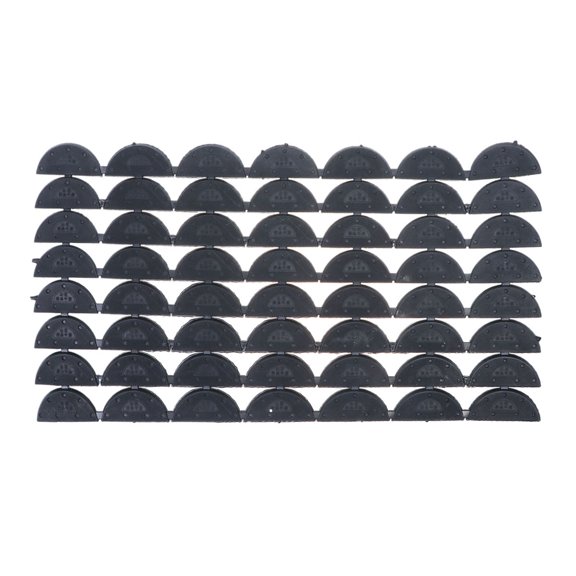 Raindrops Protectors Shoe Bottom Wear Resistant Black TPU 28 Pairs