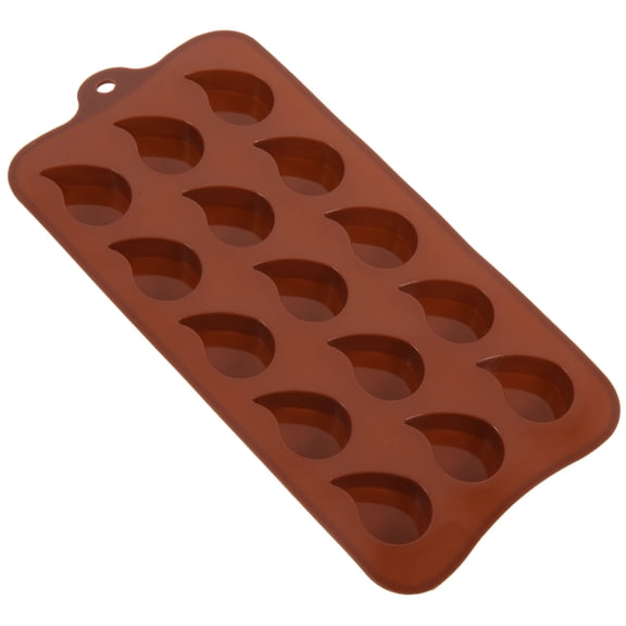 Raindrops 2Pcs Silicone Baking Molds Brown Multipurpose for Home Baking