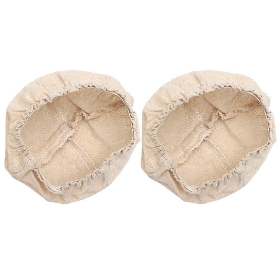 Raindrops 2PCS Bread Proofing Basket Liner Cloth Rattan Bowl Box (13x6cm)