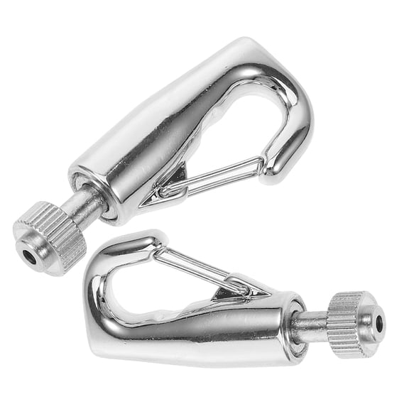 Raindrops Aluminum Alloy Picture Hanging Hooks for Home Use Silver Color 2 Pieces Adjustable for 1-2mm Wire