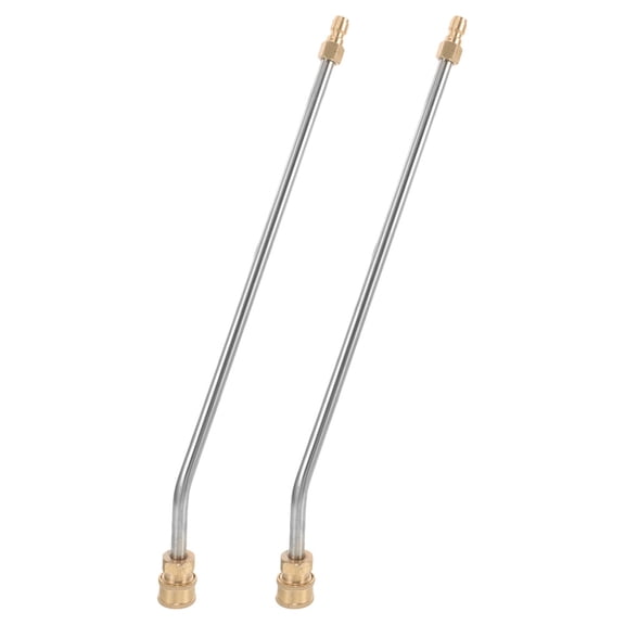 Raindrops 2Pcs High Pressure Washer Lance with Golden Finish and Smooth Lines for Car and Garden