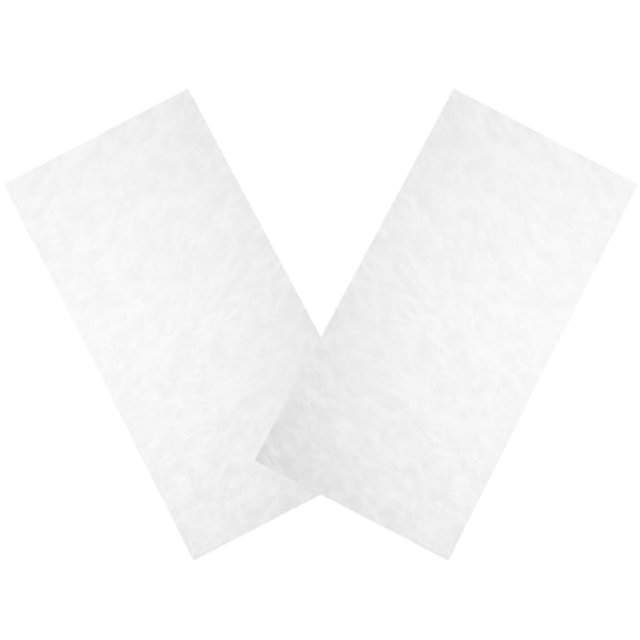 Raindrops 2PCS Set Guitar Fret Inlays White Sheet for Imitation Inlay Materials 11.8 x 7.9 x 0.3in