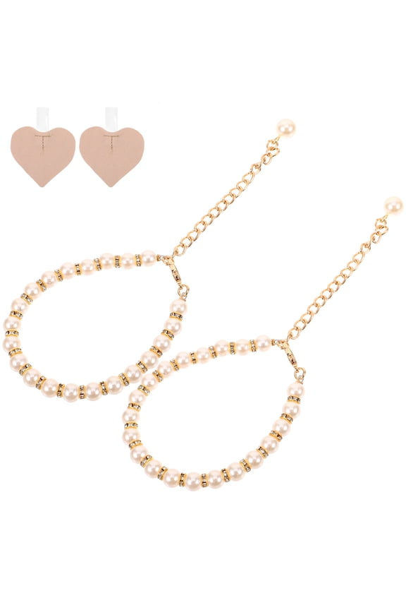 2Pcs Decorative High Heel Strap Chain Women Daily Use