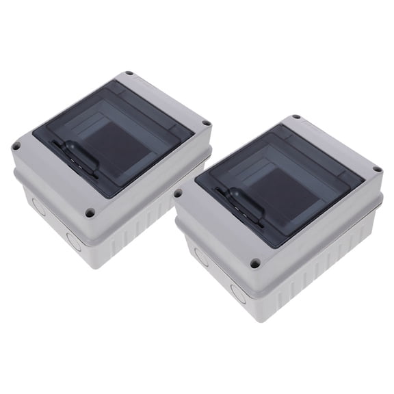 Raindrops Weatherproof Electrical Box ABS 2Pcs 6.0X4.4X3.6In