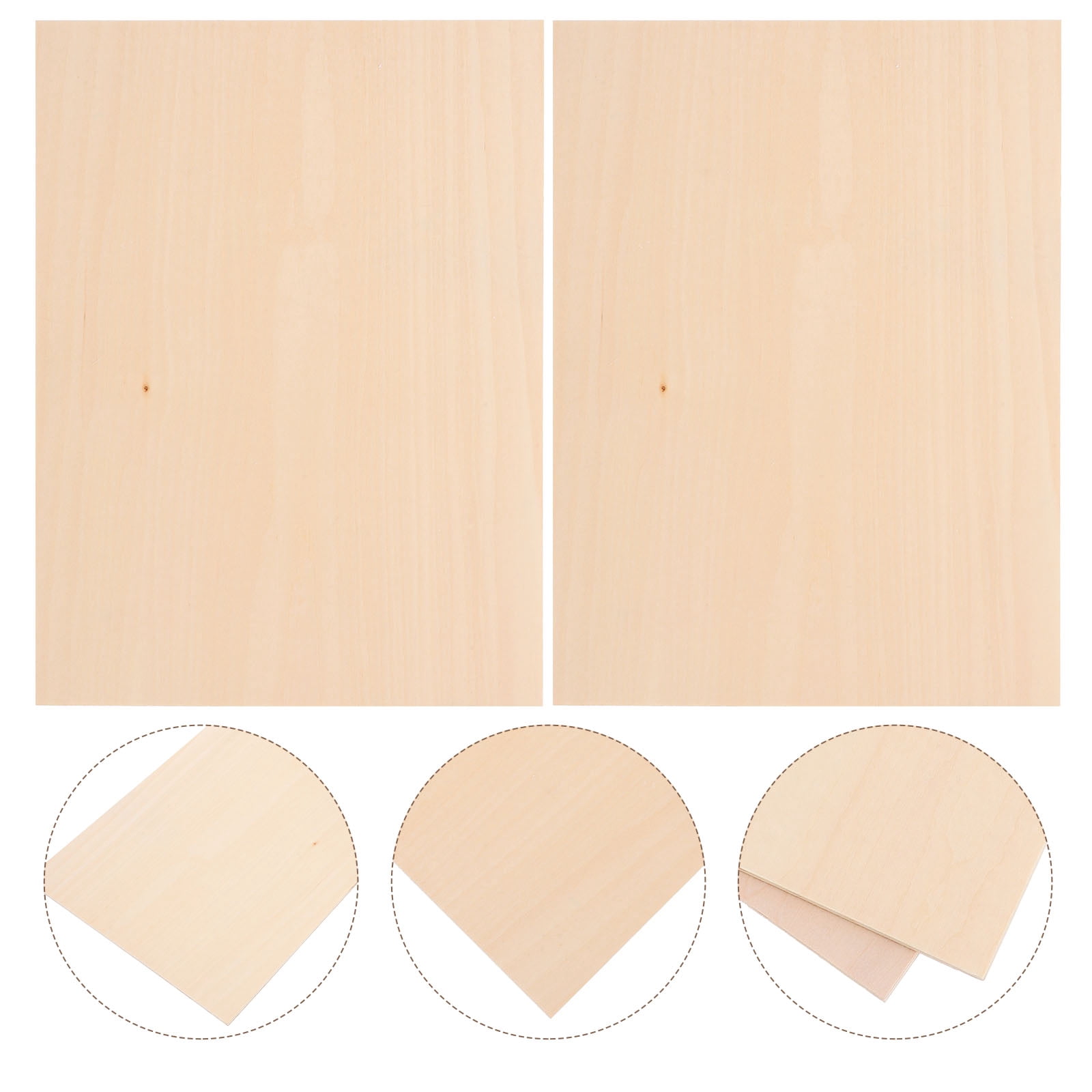 Raindrops 2-Pack Basswood Sheets for Painting and Crafting, Paintable ...