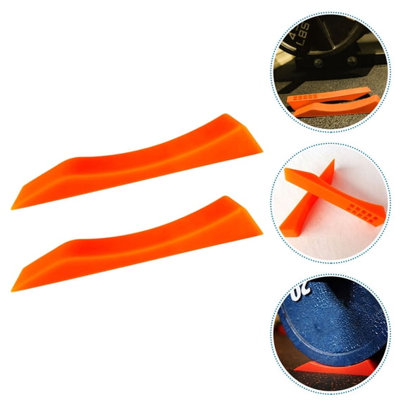 FOMIYES 2Pcs Lightweight Silicone Deadlift Jack for Powerlifting with Anti Slip Portable Design