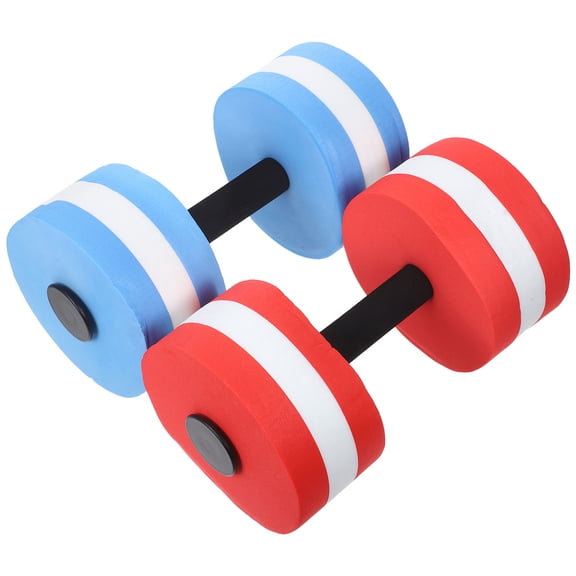 Raindrops EVA Floating Dumbbells in Assorted Vibrant Colors for Fitness, Muscle Toning and Water Exercise
