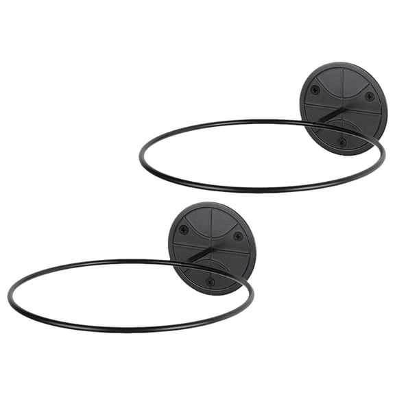 Raindrops 2-Pack Metal Basketball Holder Mount Rack for Sports Room Storage Organizer, 10.2 x 7.9 x 3.5 Inches