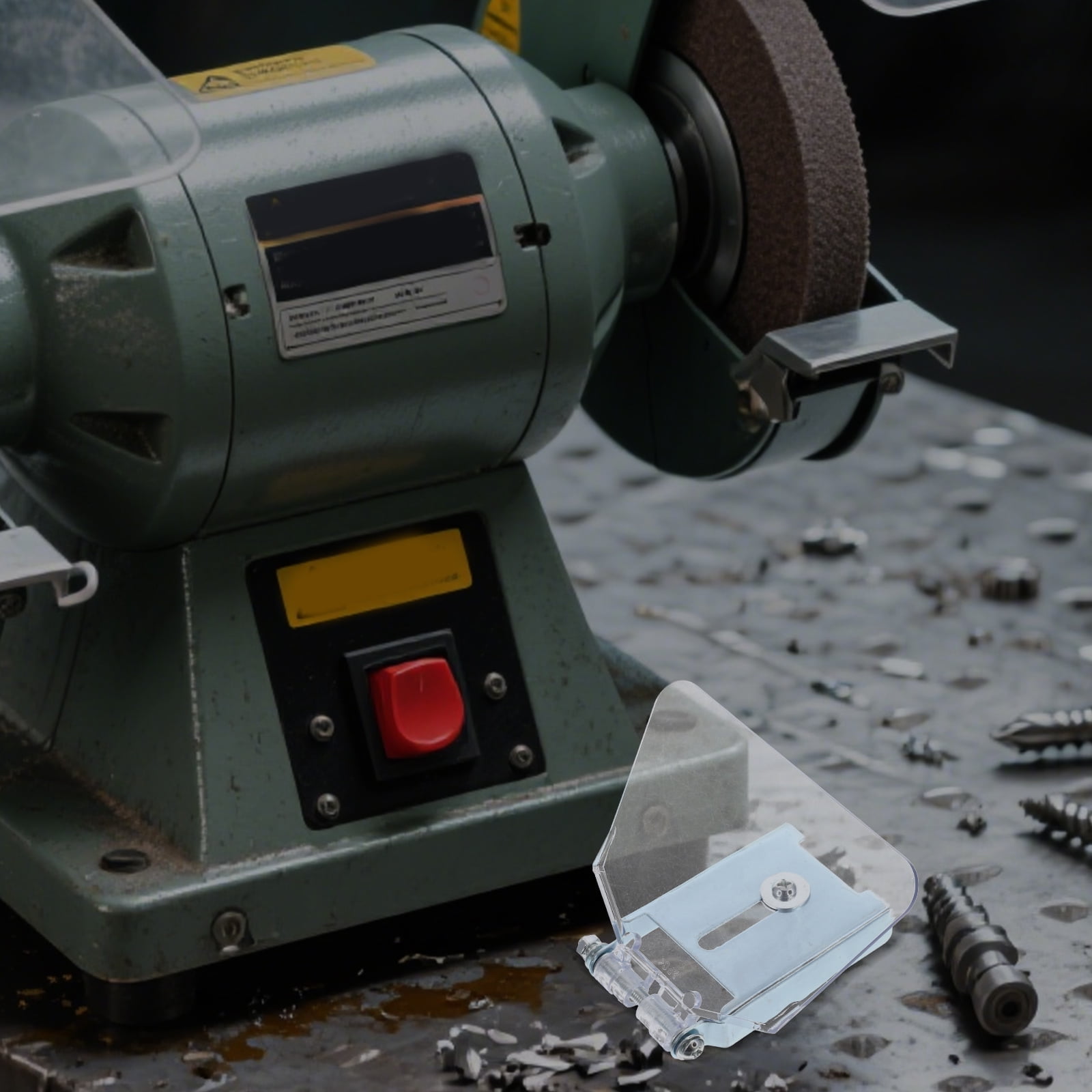 Raindrops 2Pcs Bench Grinder Eye Shield Replacement Clear Plastic ...