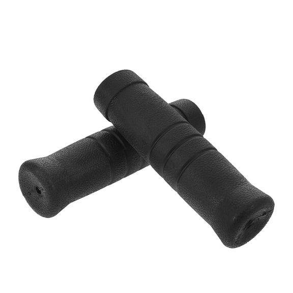 FOMIYES 2Pcs Black Fitness Handle Covers for Dumbbells Barbells with Wear Resistant Material
