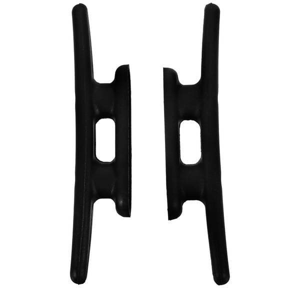 Raindrops Marine Rope Cleats, Black, Nylon, Strong Support, Flat Bottom, Outdoor Use