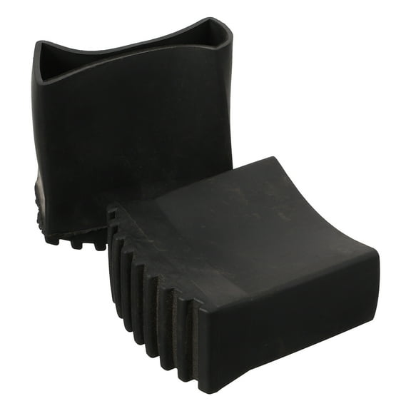 Raindrops 2Pcs Black Rubber Feet Pads for Ladders & Furniture