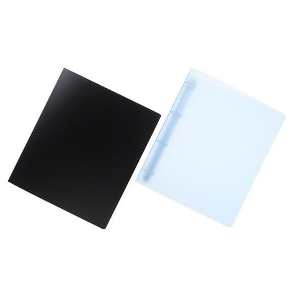 Raindrops 2Pcs Blinder File Folder A4 File Folder Plastic Paper Folder Loose-leaf File Folders